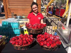 elma şeker standı kiralama elma şekerci kiralama